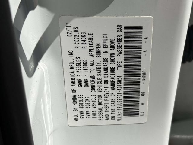 2017 Acura TLX w/Technology Package