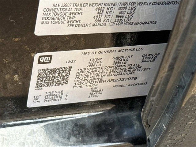 2024 Chevrolet Silverado 1500 LT (2FL)