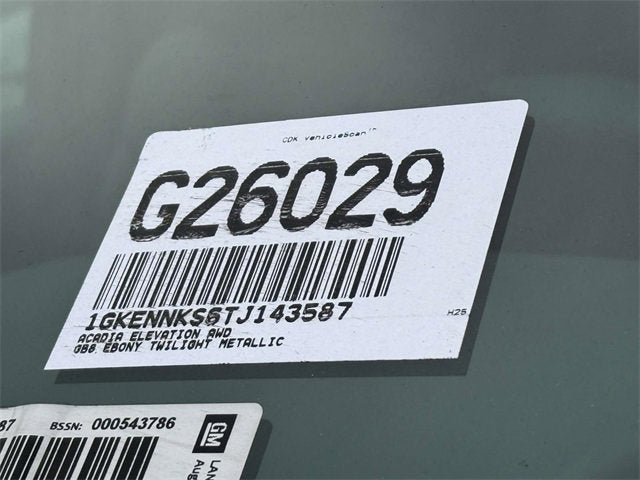 2026 GMC Acadia Elevation