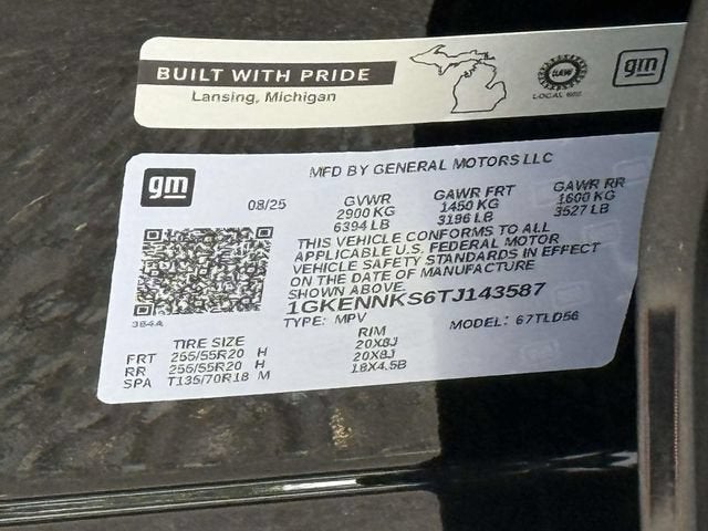 2026 GMC Acadia Elevation