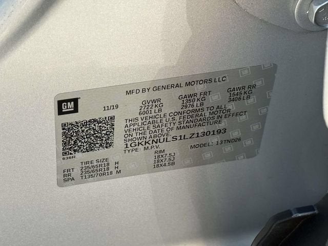 2020 GMC Acadia SLT