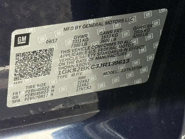 2018 GMC Yukon SLT