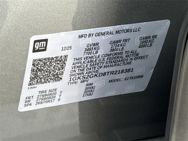 2026 GMC Yukon XL Elevation