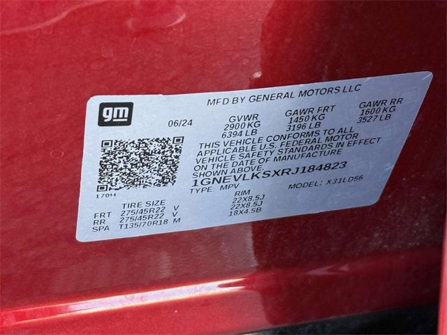 2024 Chevrolet Traverse RS