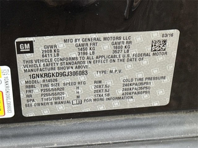 2016 Chevrolet Traverse LT