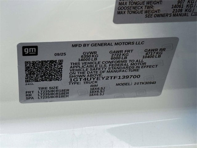 2026 GMC Sierra 3500 HD Denali Ultimate DRW