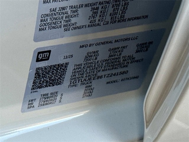 2026 GMC Sierra 1500 AT4