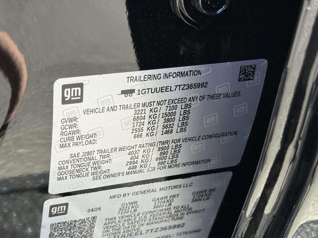 2026 GMC Sierra 1500 AT4