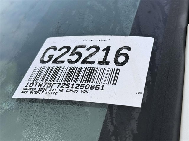 2025 GMC Savana Cargo 2500 Explorer Conversion Van