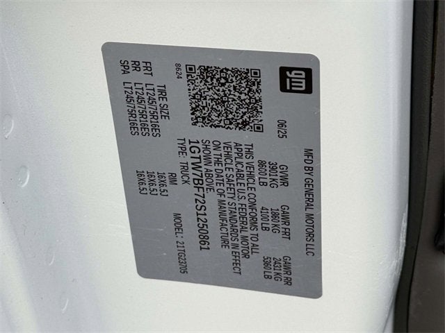 2025 GMC Savana Cargo 2500 Explorer Conversion Van