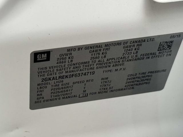 2015 GMC Terrain SLE