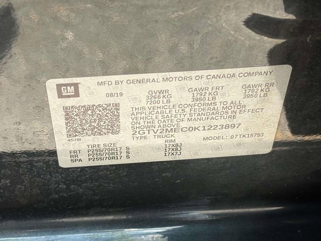 2019 GMC Sierra 1500 Limited SLE