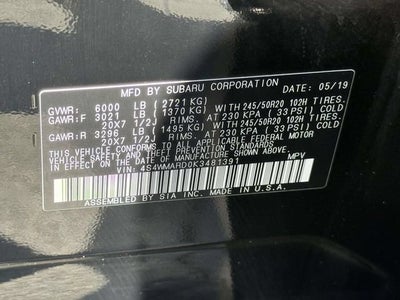 2019 Subaru Ascent Touring