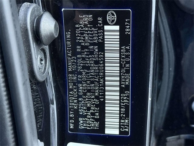 2024 Toyota Camry Hybrid SE