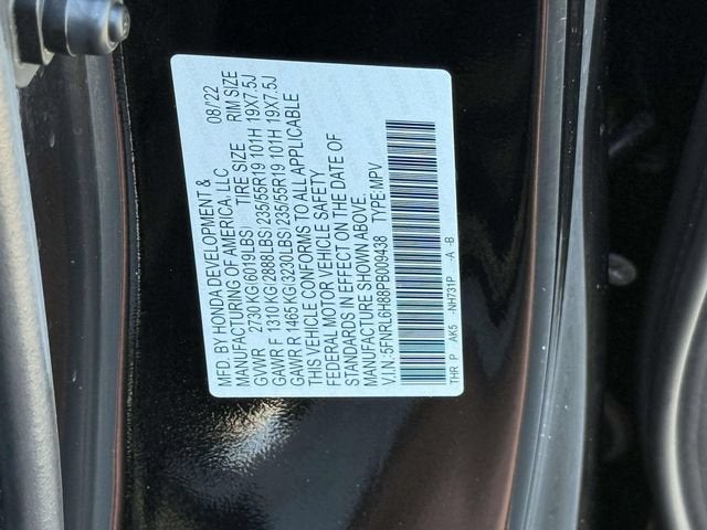 2023 Honda Odyssey Touring