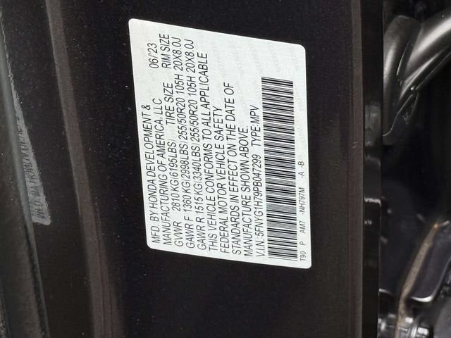 2023 Honda Pilot AWD Touring