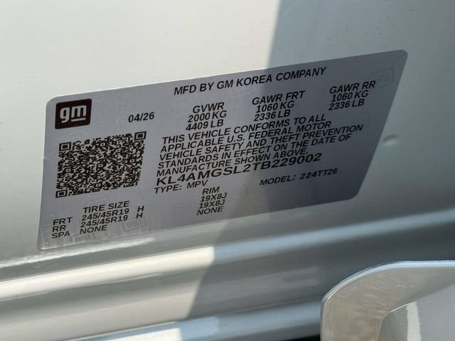 2026 Buick Encore GX Avenir