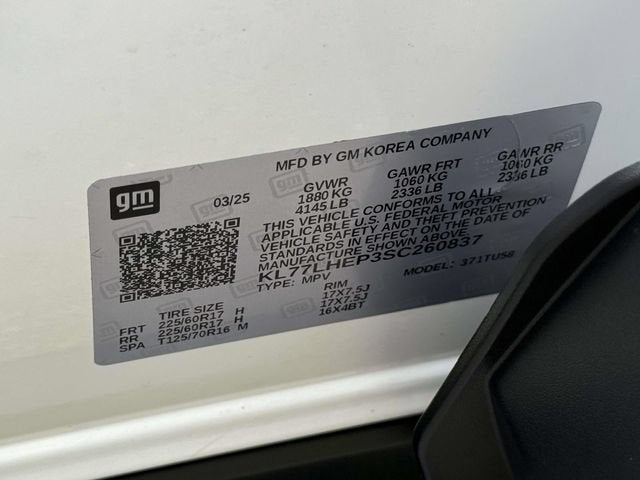 2025 Chevrolet Trax LT