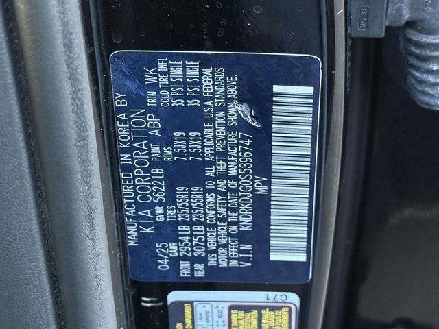 2025 Kia Sorento Hybrid SX Prestige