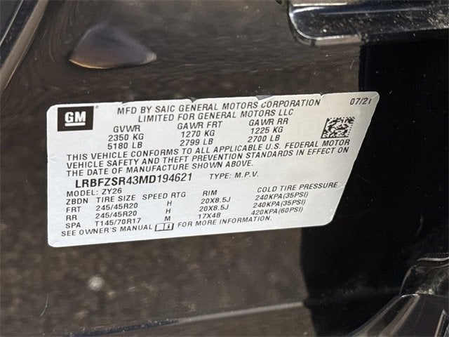 2021 Buick Envision Avenir