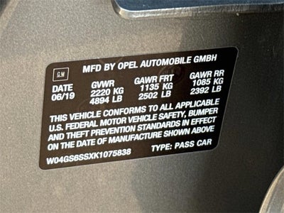 2019 Buick Regal Sportback GS