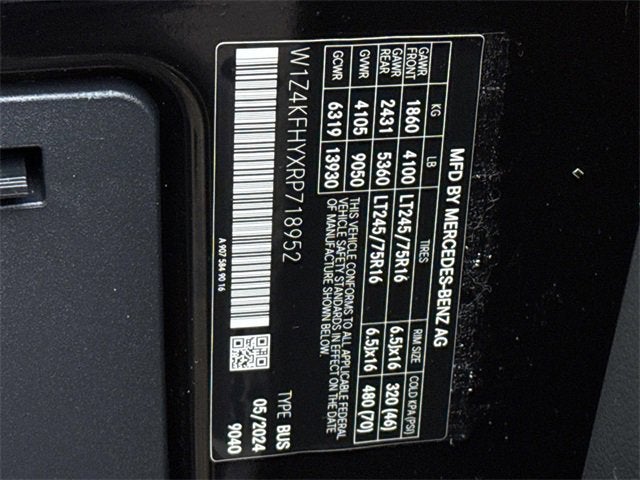 2024 Mercedes-Benz Sprinter Passenger Van NA