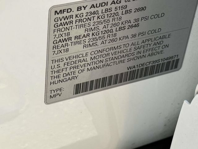 2025 Audi Q3 S line Premium