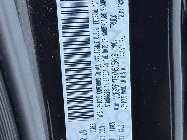 2019 RAM 1500 Big Horn/Lone Star Crew Cab 4x4 6'4" Box