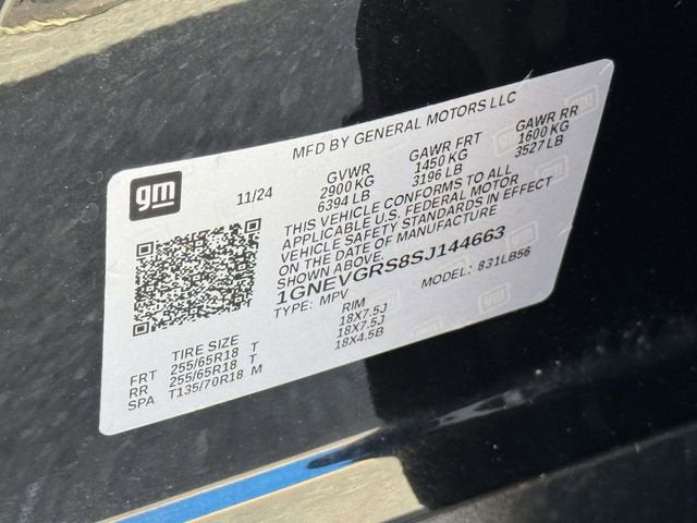 2025 Chevrolet Traverse LT