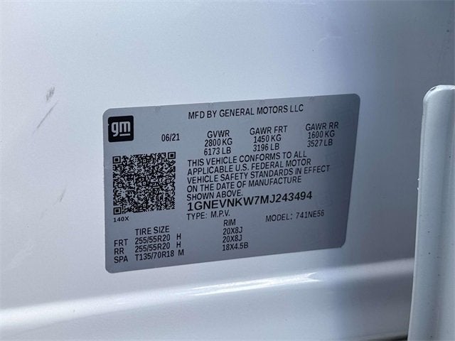 2021 Chevrolet Traverse High Country