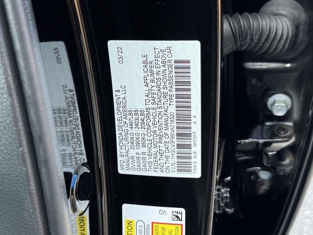 2022 Honda Accord Hybrid Touring
