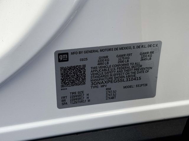 2025 Chevrolet Equinox LT