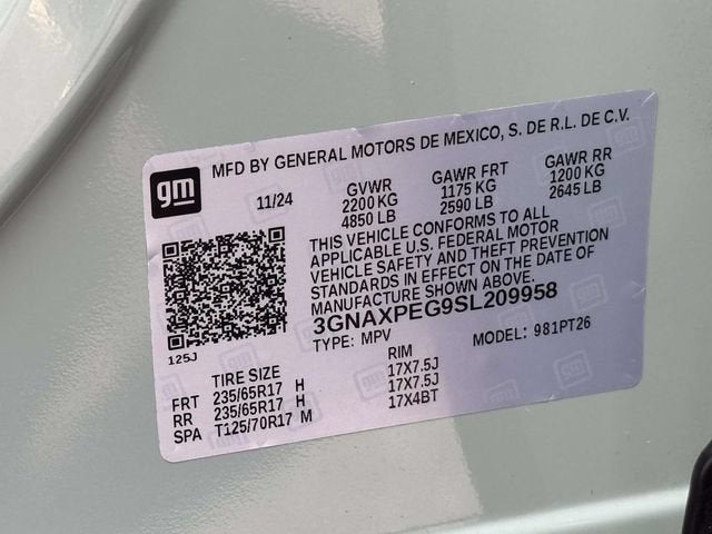 2025 Chevrolet Equinox LT