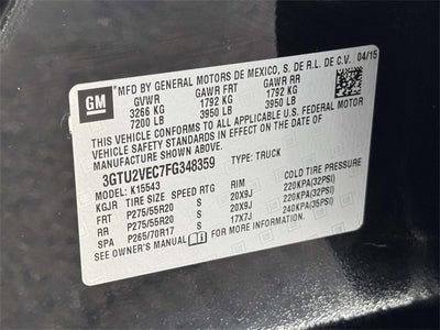 2015 GMC Sierra 1500 SLT