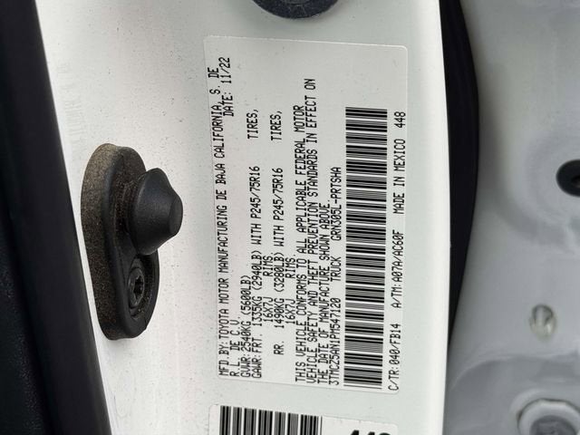 2023 Toyota Tacoma 4WD SR