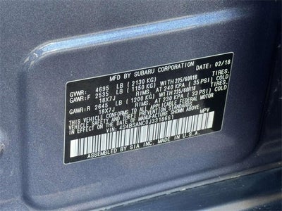 2018 Subaru Outback Limited