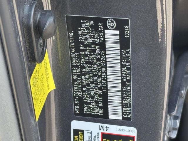 2011 Toyota Camry LE